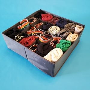 24-Compartment Drawer Organizer (Clothes Not Included)